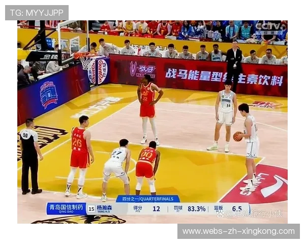 CBA季后赛内线硬吃造成2加1引爆现场